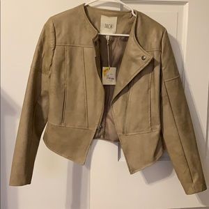 Faux leather jacket